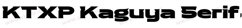 KTXP Kaguya Serif字体转换